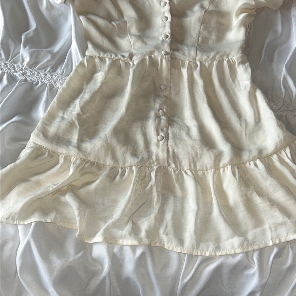 Kimchi Blue Courtney Cold Shoulder Mini Dress - sz S - Picture 4 of 9
